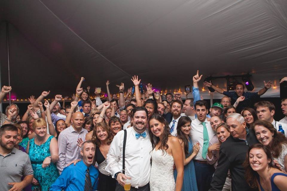 Seacoast DJ performing at a wedding reception