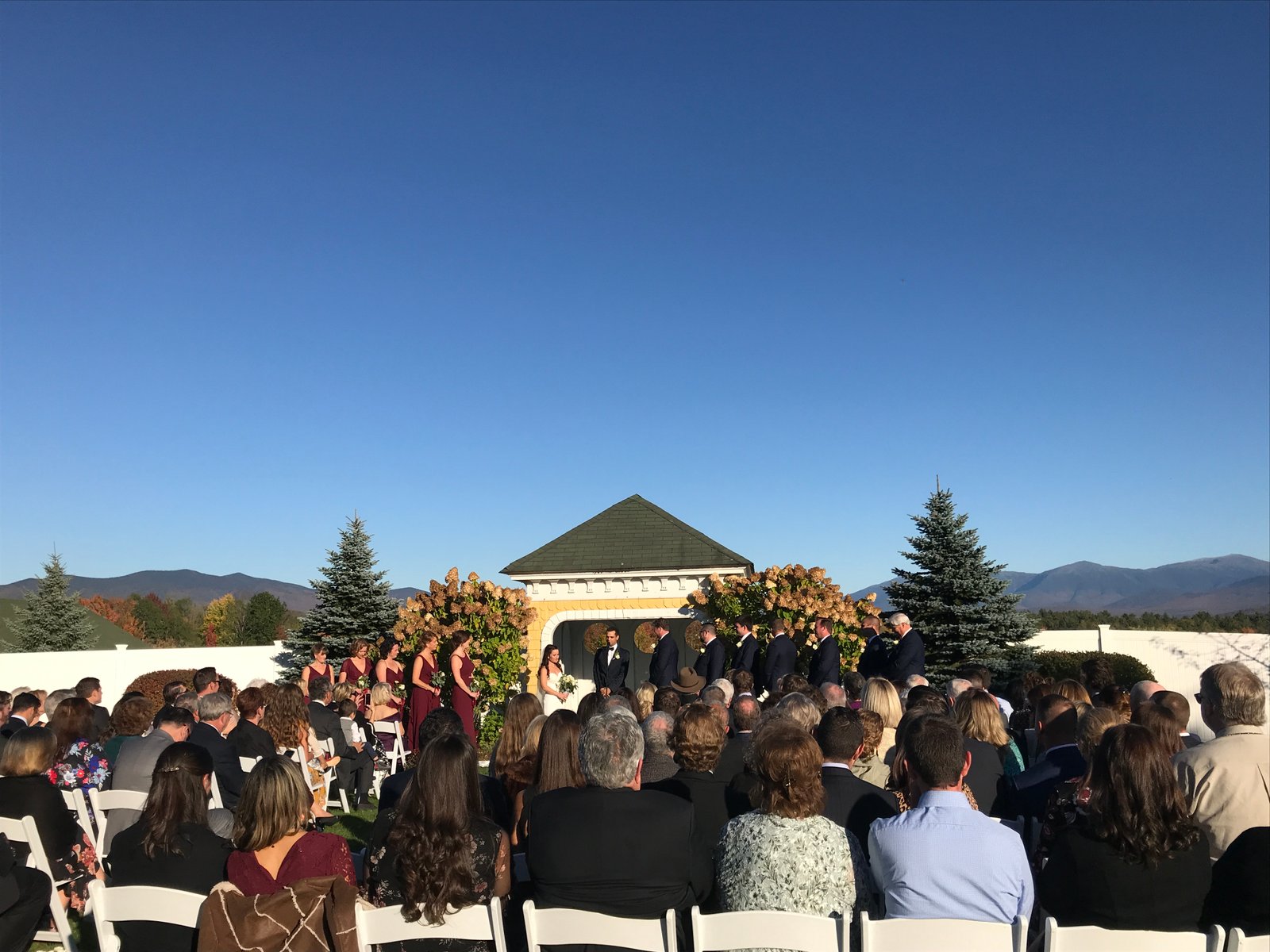 Wedding ceremony moment