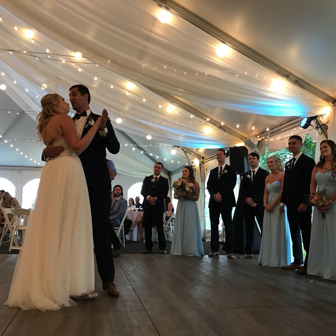 A first dance moment captured during a wedding event